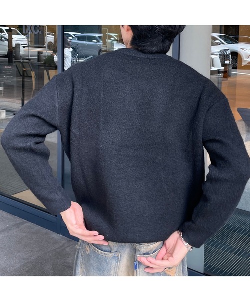 ストリートファッション Chikashitsu + チカシツプラス unisex 6color knit オーバーサイズ 長袖トップス 長袖ニット ニット セーター モヘアニット シャギーニット ビッグニット 韓国ファッション 韓国ストリート(ニット/セーター)|Chikashitsu +(チカシツプラス) ストリートファッション Chikashitsu + チカシツプラス unisex 6color knit オーバーサイズ 長袖トップス 長袖ニット ニット セーター モヘアニット シャギーニット ビッグニット 韓国ファッション 韓国ストリート(ニット/セーター)|Chikashitsu +(チカシツプラス)