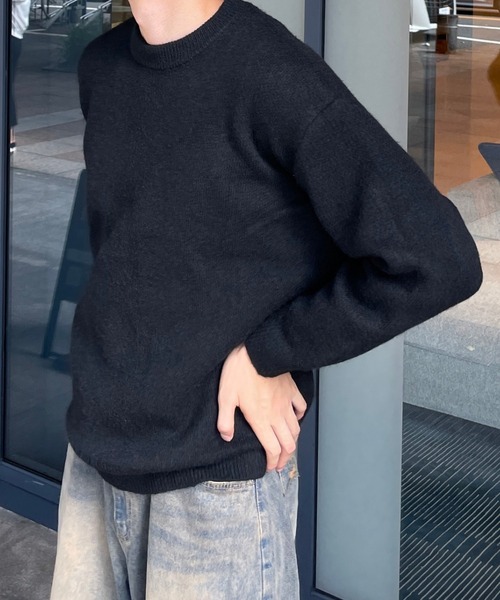 ストリートファッション Chikashitsu + チカシツプラス unisex 6color knit オーバーサイズ 長袖トップス 長袖ニット ニット セーター モヘアニット シャギーニット ビッグニット 韓国ファッション 韓国ストリート(ニット/セーター)|Chikashitsu +(チカシツプラス) ストリートファッション Chikashitsu + チカシツプラス unisex 6color knit オーバーサイズ 長袖トップス 長袖ニット ニット セーター モヘアニット シャギーニット ビッグニット 韓国ファッション 韓国ストリート(ニット/セーター)|Chikashitsu +(チカシツプラス)