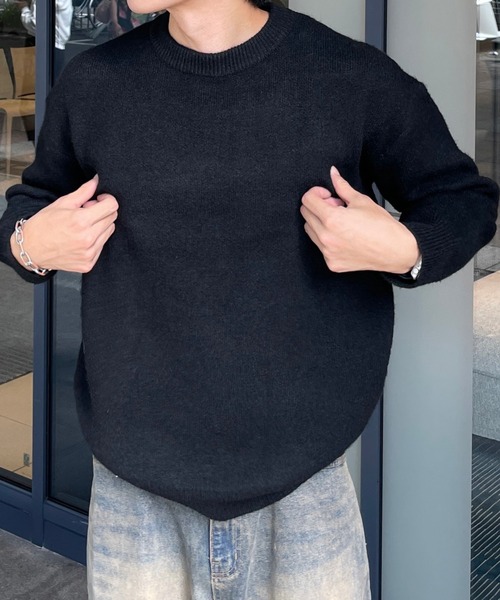 ストリートファッション Chikashitsu + チカシツプラス unisex 6color knit オーバーサイズ 長袖トップス 長袖ニット ニット セーター モヘアニット シャギーニット ビッグニット 韓国ファッション 韓国ストリート(ニット/セーター)|Chikashitsu +(チカシツプラス) ストリートファッション Chikashitsu + チカシツプラス unisex 6color knit オーバーサイズ 長袖トップス 長袖ニット ニット セーター モヘアニット シャギーニット ビッグニット 韓国ファッション 韓国ストリート(ニット/セーター)|Chikashitsu +(チカシツプラス)