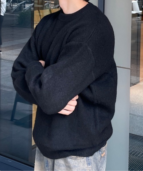 ストリートファッション Chikashitsu + チカシツプラス unisex 6color knit オーバーサイズ 長袖トップス 長袖ニット ニット セーター モヘアニット シャギーニット ビッグニット 韓国ファッション 韓国ストリート(ニット/セーター)|Chikashitsu +(チカシツプラス) ストリートファッション Chikashitsu + チカシツプラス unisex 6color knit オーバーサイズ 長袖トップス 長袖ニット ニット セーター モヘアニット シャギーニット ビッグニット 韓国ファッション 韓国ストリート(ニット/セーター)|Chikashitsu +(チカシツプラス)