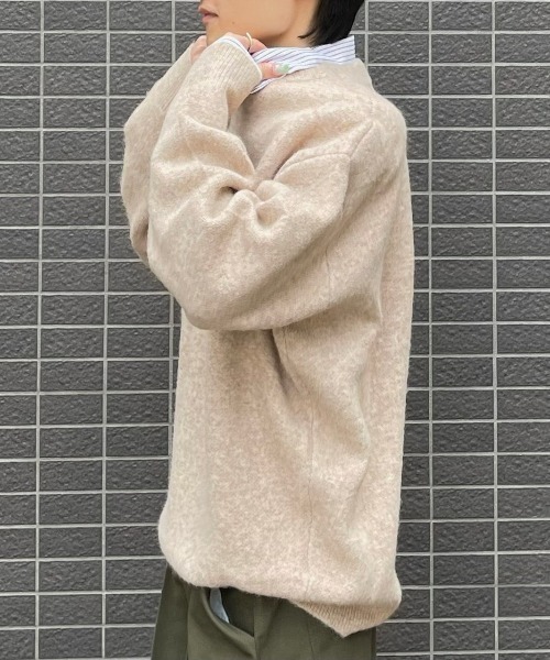 ストリートファッション Chikashitsu + チカシツプラス unisex 6color knit オーバーサイズ 長袖トップス 長袖ニット ニット セーター モヘアニット シャギーニット ビッグニット 韓国ファッション 韓国ストリート(ニット/セーター)|Chikashitsu +(チカシツプラス) ストリートファッション Chikashitsu + チカシツプラス unisex 6color knit オーバーサイズ 長袖トップス 長袖ニット ニット セーター モヘアニット シャギーニット ビッグニット 韓国ファッション 韓国ストリート(ニット/セーター)|Chikashitsu +(チカシツプラス)