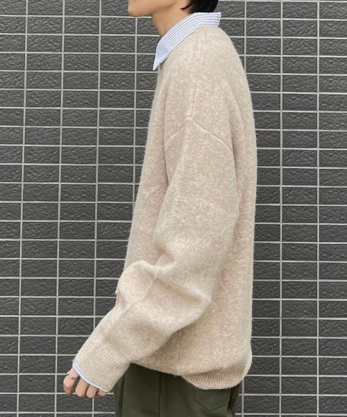 ストリートファッション Chikashitsu + チカシツプラス unisex 6color knit オーバーサイズ 長袖トップス 長袖ニット ニット セーター モヘアニット シャギーニット ビッグニット 韓国ファッション 韓国ストリート(ニット/セーター)|Chikashitsu +(チカシツプラス) ストリートファッション Chikashitsu + チカシツプラス unisex 6color knit オーバーサイズ 長袖トップス 長袖ニット ニット セーター モヘアニット シャギーニット ビッグニット 韓国ファッション 韓国ストリート(ニット/セーター)|Chikashitsu +(チカシツプラス)