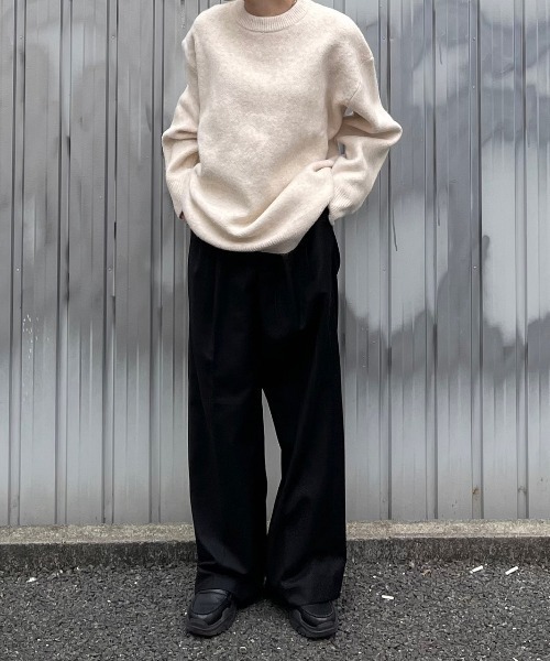 ストリートファッション Chikashitsu + チカシツプラス unisex 6color knit オーバーサイズ 長袖トップス 長袖ニット ニット セーター モヘアニット シャギーニット ビッグニット 韓国ファッション 韓国ストリート(ニット/セーター)|Chikashitsu +(チカシツプラス) ストリートファッション Chikashitsu + チカシツプラス unisex 6color knit オーバーサイズ 長袖トップス 長袖ニット ニット セーター モヘアニット シャギーニット ビッグニット 韓国ファッション 韓国ストリート(ニット/セーター)|Chikashitsu +(チカシツプラス)