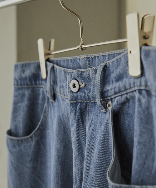 EMMA CLOTHES（エマクローズ）の「ヴィンテージ加工セミワイドストレートデニムパンツ EMMA CLOTHES（デニムパンツ・メンズ・ブラック/グレー/インディゴブルー・M/S/L）」の19枚目の写真