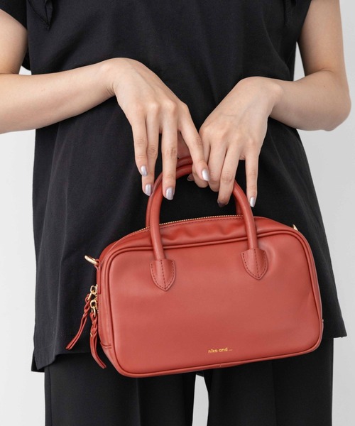 niko and...(ニコアンド)の「オリジナルソフトお財布2WAYバッグ(ショルダーバッグ・レディース・ブラウン/アイボリー/ブラック・0)」の3枚目の写真