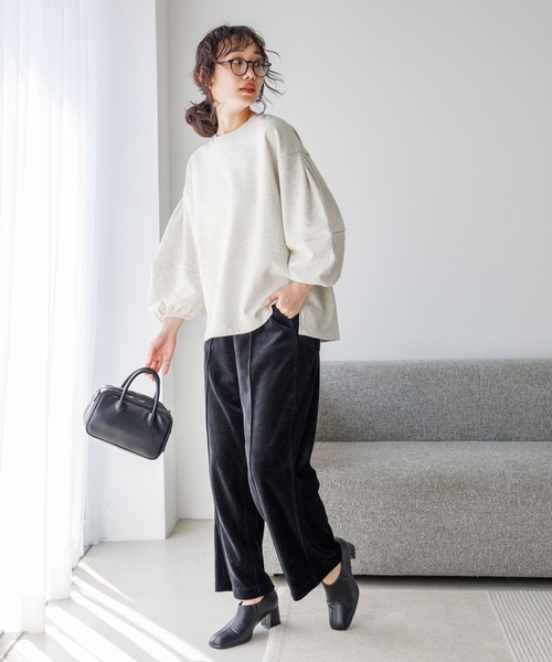 niko and...(ニコアンド)の「オリジナルソフトお財布2WAYバッグ(ショルダーバッグ・レディース・ブラウン/アイボリー/ブラック・0)」の6枚目の写真