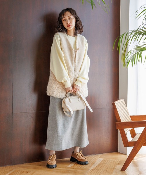 niko and...(ニコアンド)の「オリジナルソフトお財布2WAYバッグ(ショルダーバッグ・レディース・ブラウン/アイボリー/ブラック・0)」の10枚目の写真