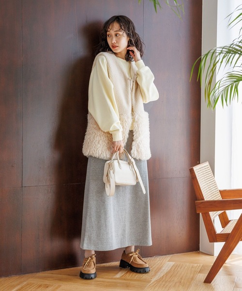 niko and...(ニコアンド)の「オリジナルソフトお財布2WAYバッグ(ショルダーバッグ・レディース・ブラウン/アイボリー/ブラック・0)」の11枚目の写真