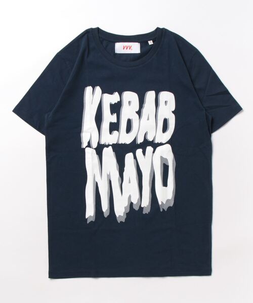 Veni Vedi Vici(ヴェニヴェディヴィチ)の「《Veni Vedi Vici》KEBAB MAYO TEE(Tシャツ/カットソー・レディース・ヘザーグレー/ブラック/ネイビー/ホワイト・SMALL/MEDIUM)」の4枚目の写真