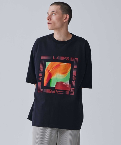 Iroquois（イロコイ）の「ELAPSE BIG-T（Tシャツ/カットソー・メンズ・ホワイト×グリーン/ブラック×レッド/ホワイト×レッド・1/2/3）」の12枚目の写真