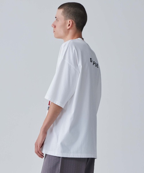 Iroquois（イロコイ）の「ELAPSE BIG-T（Tシャツ/カットソー・メンズ・ホワイト×グリーン/ブラック×レッド/ホワイト×レッド・1/2/3）」の9枚目の写真