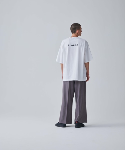 Iroquois（イロコイ）の「ELAPSE BIG-T（Tシャツ/カットソー・メンズ・ホワイト×グリーン/ブラック×レッド/ホワイト×レッド・1/2/3）」の11枚目の写真