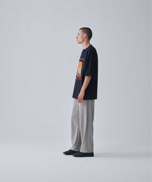 Iroquois（イロコイ）の「ELAPSE BIG-T（Tシャツ/カットソー・メンズ・ホワイト×グリーン/ブラック×レッド/ホワイト×レッド・1/2/3）」の15枚目の写真