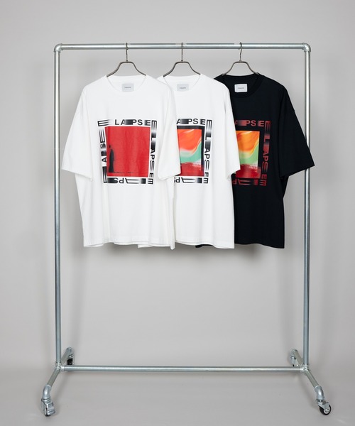 Iroquois（イロコイ）の「ELAPSE BIG-T（Tシャツ/カットソー・メンズ・ホワイト×グリーン/ブラック×レッド/ホワイト×レッド・1/2/3）」の16枚目の写真