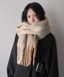 mellowneon（メロウネオン）の「ボリュームブロックチェックマフラー（マフラー）」