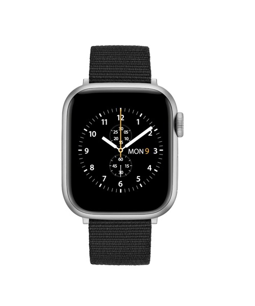 Daniel Wellington（ダニエルウェリントン）の「アップルウォッチ  ナトーストラップ Smart Watch NATO Strap（デジタル腕時計・メンズ・シルバー×ブラック・20mm）」の2枚目の写真