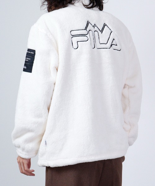 FILA（フィラ）の「FILA ボアスタンドジャケット（その他アウター・メンズ・ホワイト/ベージュ/ブラック・L/LL/M）」の11枚目の写真