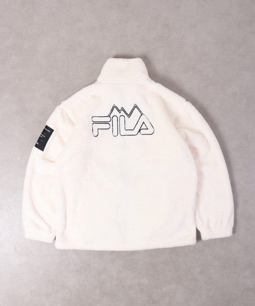 FILA（フィラ）の「FILA ボアスタンドジャケット（その他アウター・メンズ・ホワイト/ベージュ/ブラック・L/LL/M）」の7枚目の写真