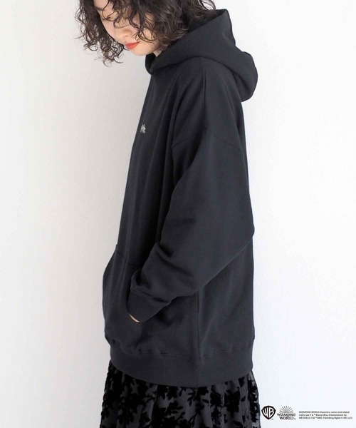 cepo（セポ）の「【ハリー・ポッター】映画プリントバックプリントフーディ（パーカー・レディース・ブラック/オフホワイト・M）」の3枚目の写真