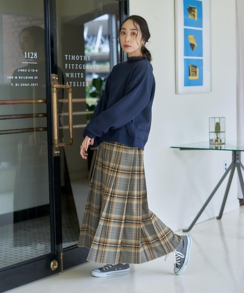 studio CLIP（スタディオクリップ）の「チェックプリーツスカート（スカート・レディース・その他1/その他2/その他3・MEDIUM/LARGE）」の8枚目の写真
