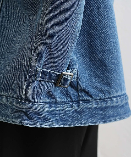 COLONY 2139（コロニートゥーワンスリーナイン）の「裏ボアデニムジャケット（デニムジャケット・メンズ・ブルー/ネイビー・SMALL/MEDIUM/LARGE）」の8枚目の写真