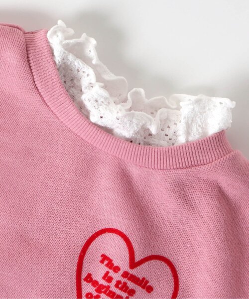 セール】3柄レイヤードロゴトレーナー（スウェット）｜apres les cours