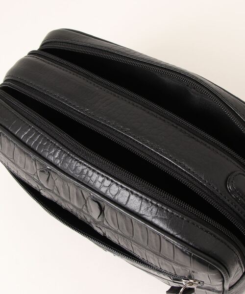 ホーンクロコ ダブルファスナー セカンドバッグ(ハンドバッグ)|Maturi JAPAN(マトゥーリジャパン) ホーンクロコ ダブルファスナー セカンドバッグ(ハンドバッグ)|Maturi JAPAN(マトゥーリジャパン)