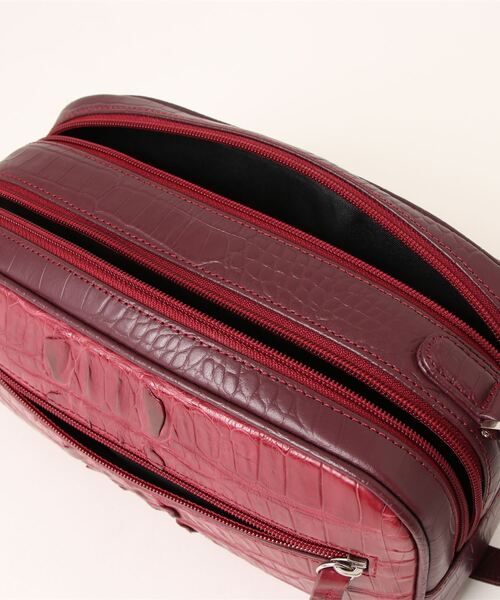 ホーンクロコ ダブルファスナー セカンドバッグ(ハンドバッグ)|Maturi JAPAN(マトゥーリジャパン) ホーンクロコ ダブルファスナー セカンドバッグ(ハンドバッグ)|Maturi JAPAN(マトゥーリジャパン)