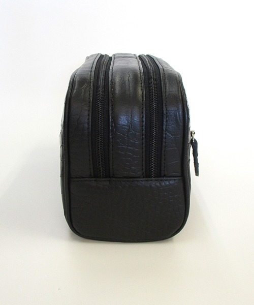 ホーンクロコ ダブルファスナー セカンドバッグ(ハンドバッグ)|Maturi JAPAN(マトゥーリジャパン) ホーンクロコ ダブルファスナー セカンドバッグ(ハンドバッグ)|Maturi JAPAN(マトゥーリジャパン)