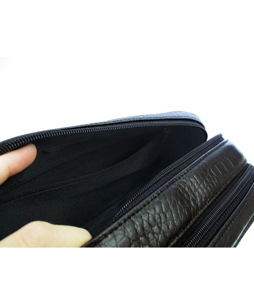 ホーンクロコ ダブルファスナー セカンドバッグ(ハンドバッグ)|Maturi JAPAN(マトゥーリジャパン) ホーンクロコ ダブルファスナー セカンドバッグ(ハンドバッグ)|Maturi JAPAN(マトゥーリジャパン)