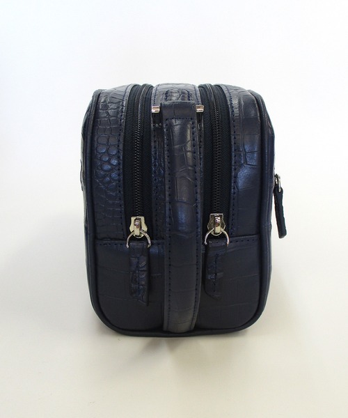 ホーンクロコ ダブルファスナー セカンドバッグ(ハンドバッグ)|Maturi JAPAN(マトゥーリジャパン) ホーンクロコ ダブルファスナー セカンドバッグ(ハンドバッグ)|Maturi JAPAN(マトゥーリジャパン)