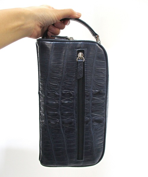 ホーンクロコ ダブルファスナー セカンドバッグ(ハンドバッグ)|Maturi JAPAN(マトゥーリジャパン) ホーンクロコ ダブルファスナー セカンドバッグ(ハンドバッグ)|Maturi JAPAN(マトゥーリジャパン)