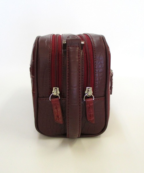 ホーンクロコ ダブルファスナー セカンドバッグ(ハンドバッグ)|Maturi JAPAN(マトゥーリジャパン) ホーンクロコ ダブルファスナー セカンドバッグ(ハンドバッグ)|Maturi JAPAN(マトゥーリジャパン)