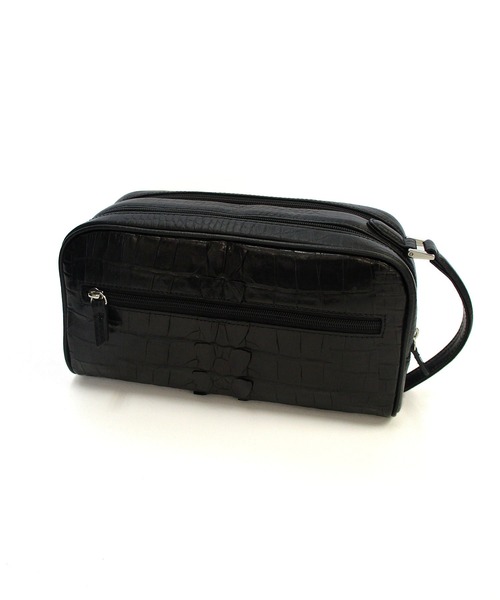 ホーンクロコ ダブルファスナー セカンドバッグ(ハンドバッグ)|Maturi JAPAN(マトゥーリジャパン) ホーンクロコ ダブルファスナー セカンドバッグ(ハンドバッグ)|Maturi JAPAN(マトゥーリジャパン)