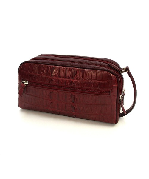 ホーンクロコ ダブルファスナー セカンドバッグ(ハンドバッグ)|Maturi JAPAN(マトゥーリジャパン) ホーンクロコ ダブルファスナー セカンドバッグ(ハンドバッグ)|Maturi JAPAN(マトゥーリジャパン)