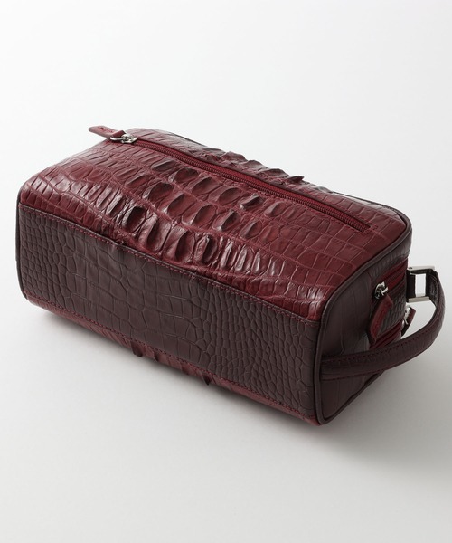 ホーンクロコ ダブルファスナー セカンドバッグ(ハンドバッグ)|Maturi JAPAN(マトゥーリジャパン) ホーンクロコ ダブルファスナー セカンドバッグ(ハンドバッグ)|Maturi JAPAN(マトゥーリジャパン)
