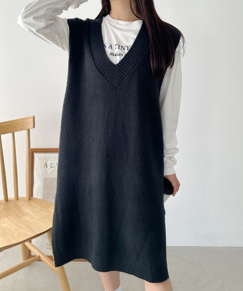 TED BAKER ペンシル ワンピース ドレス Vネック 半袖 グレー タイト pd3757-3.jpg