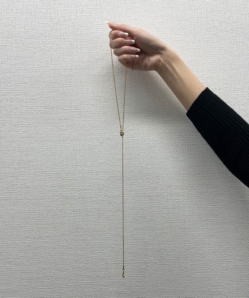 SILVER BULLET（シルバーバレット）の「『CN SELECT/シ－エヌセレクト』ロングラリエットネックレス【Y】【CN】（ネックレス・レディース・ゴールド・FREE）」の3枚目の写真