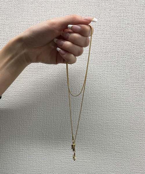 SILVER BULLET（シルバーバレット）の「『CN SELECT/シ－エヌセレクト』ロングラリエットネックレス【Y】【CN】（ネックレス・レディース・ゴールド・FREE）」の5枚目の写真