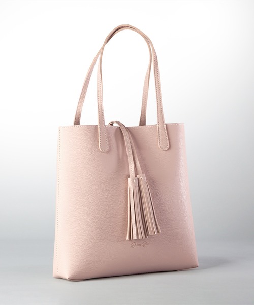 BarcosBlue（バルコスブルー）の「【BARCOS BLUE/バルコスブルー】タッセル付きトートバッグ（小さめサイズ）（トートバッグ・レディース・ブルー/シルバー/ブルーグリーン/ラベンダー/ホワイト/ピンク/レッド・ONE SIZE）」の5枚目の写真