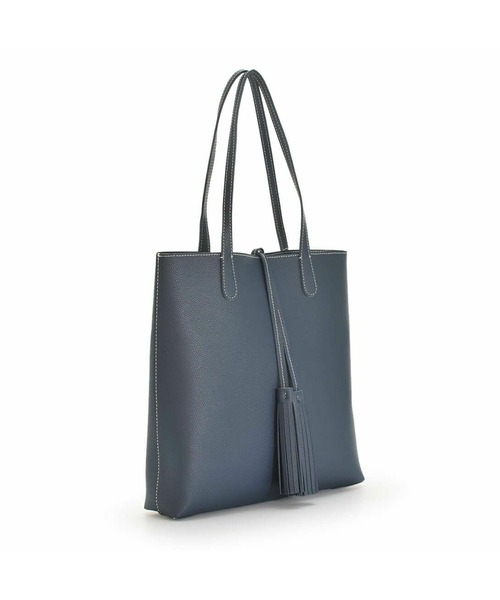 BarcosBlue（バルコスブルー）の「【BARCOS BLUE/バルコスブルー】タッセル付きトートバッグ（小さめサイズ）（トートバッグ・レディース・ブルー/シルバー/ブルーグリーン/ラベンダー/ホワイト/ピンク/レッド・ONE SIZE）」の11枚目の写真