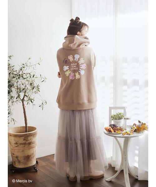 Miffy（ ミッフィー）の「miffy/earth　hoodie　collection（スウェット・レディース・ライトグレー/アイボリー/モカ・FREE）」の5枚目の写真