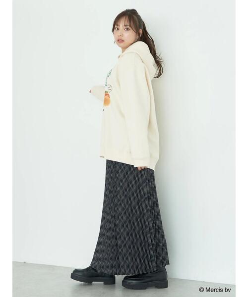 Miffy（ ミッフィー）の「miffy/earth　hoodie　collection（スウェット・レディース・ライトグレー/アイボリー/モカ・FREE）」の11枚目の写真