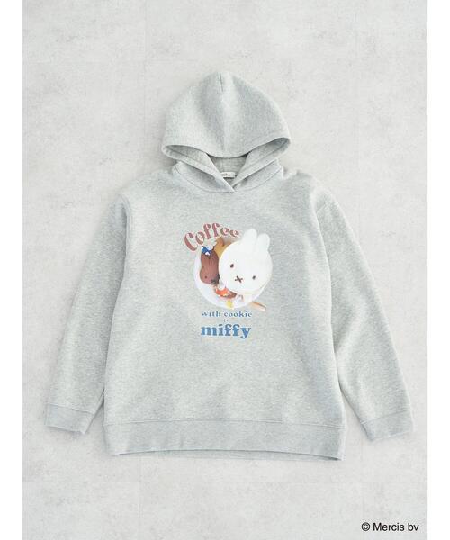 Miffy（ ミッフィー）の「miffy/earth　hoodie　collection（スウェット・レディース・ライトグレー/アイボリー/モカ・FREE）」の14枚目の写真