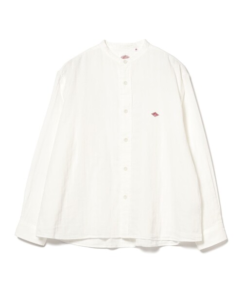 DANTON ノーカラーシャツ　36L 別注】DANTON / ノーカラー シャツ（シャツ/ブラウス）｜DANTON