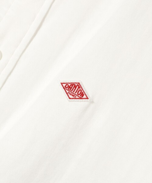 DANTON（ダントン）の「【別注】DANTON / ノーカラー シャツ（シャツ/ブラウス・レディース・オフホワイト/ライトブルー・36/38）」の7枚目の写真