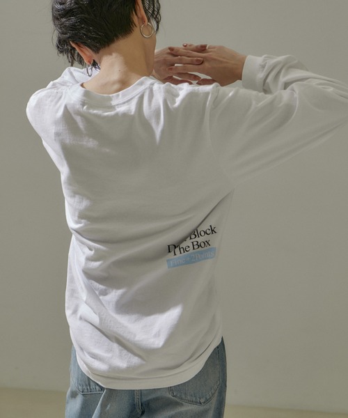 GOOD ROCK SPEED（グッドロックスピード）の「【GOOD ROCK SPEED】[ホワイト別注]NYCロゴロングスリーブTシャツ（Tシャツ/カットソー・レディース・ホワイト/ブラック系その他・FREE）」の9枚目の写真