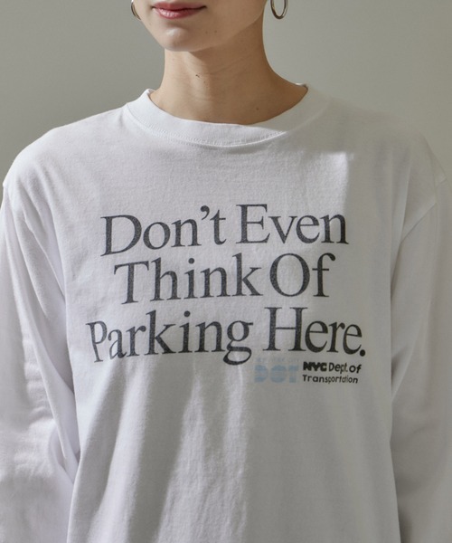GOOD ROCK SPEED（グッドロックスピード）の「【GOOD ROCK SPEED】[ホワイト別注]NYCロゴロングスリーブTシャツ（Tシャツ/カットソー・レディース・ホワイト/ブラック系その他・FREE）」の8枚目の写真