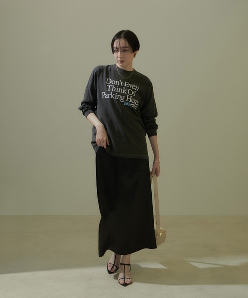 GOOD ROCK SPEED（グッドロックスピード）の「【GOOD ROCK SPEED】[ホワイト別注]NYCロゴロングスリーブTシャツ（Tシャツ/カットソー・レディース・ホワイト/ブラック系その他・FREE）」の20枚目の写真