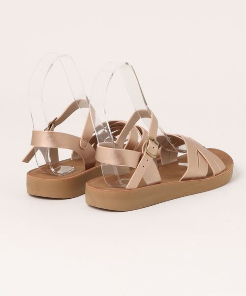 polka polka（ポルカポルカ）の「polka polka / ポルカポルカ 軽いダブルクロスサンダル 484 22312345678 SDI / DC（サンダル・レディース・アイボリー/ブロンズ/シルバー/ブラック/ブラウン・L/M）」の16枚目の写真